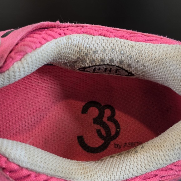 Women's ASICS Gel Blur 33 2.0 Hot Pink Black Running Shoes Sneakers T2H8N sz 7 - Picture 6 of 8